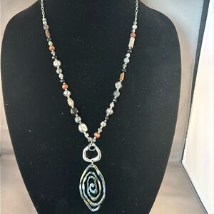 Premier natural stone color necklace